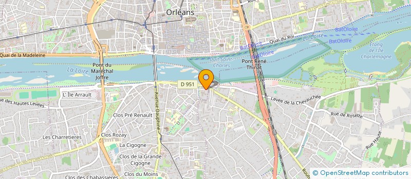 localisation de l'entreprise ARAA GROUP à ORLEANS