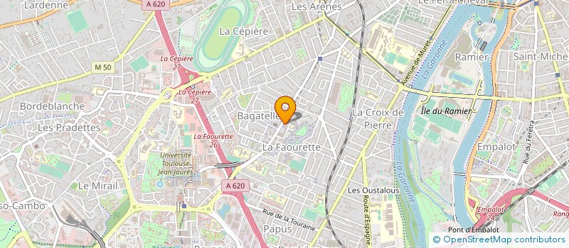 localisation de l'entreprise ARABE TOURS à TOULOUSE