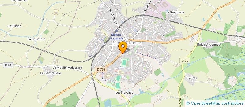 localisation de l'entreprise ARABEL44 à SAINTE-PAZANNE