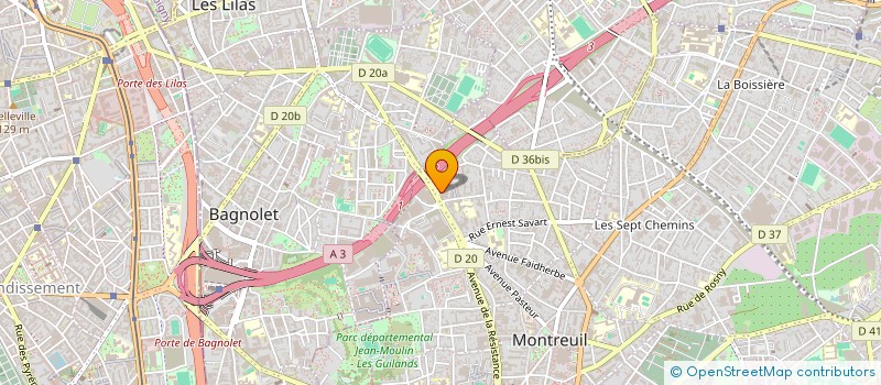 localisation de l'entreprise ARABELLE SARL à MONTREUIL