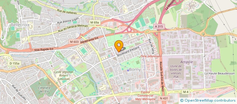 localisation de l'entreprise ARABESKS à METZ