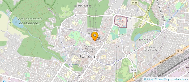 localisation de l'entreprise ARABESQ-BOUTIQUE DE GESTION à ELANCOURT