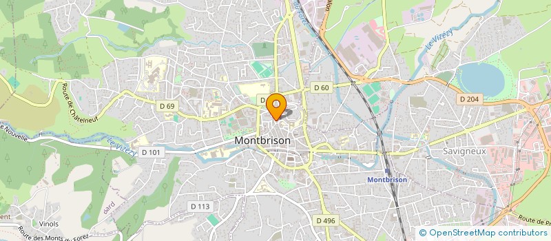 localisation de l'entreprise ARABESQUE à MONTBRISON