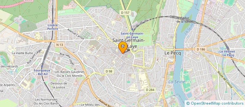 localisation de l'entreprise ARABESQUE à SAINT-GERMAIN-EN-LAYE