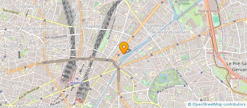 localisation de l'entreprise ARABESQUE  PARIS