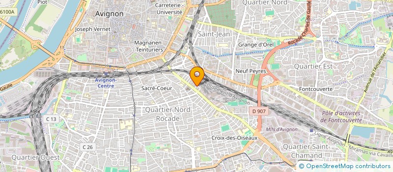 localisation de l'entreprise ARABESQUE  AVIGNON