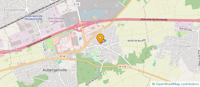 localisation de l'entreprise ARABESQUE  FLINS-SUR-SEINE