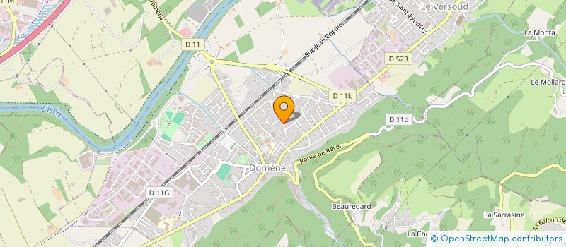 localisation de l'entreprise ARABESQUE  DOMENE