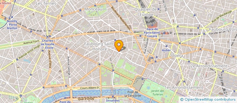 localisation de l'entreprise ARABESQUE FINE ART  PARIS