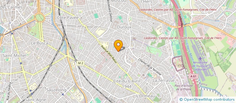 localisation de l'entreprise ARABESQUE ORIENTALE à TOULOUSE