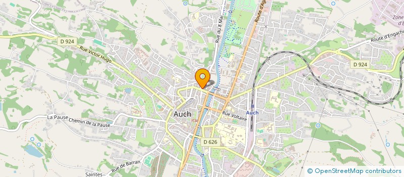 localisation de l'entreprise ARABESQUES  AUCH