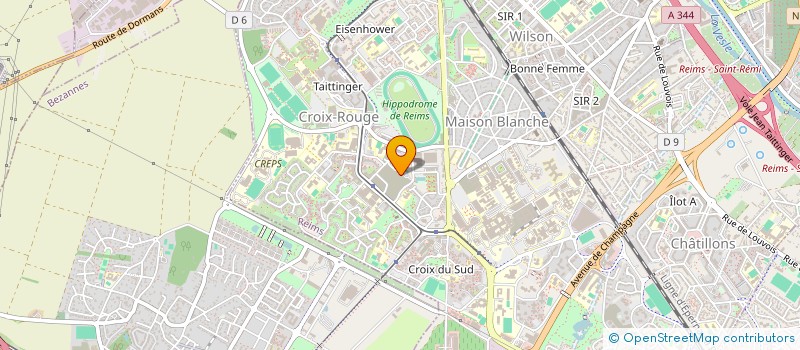 localisation de l'entreprise ARABESQUES  REIMS