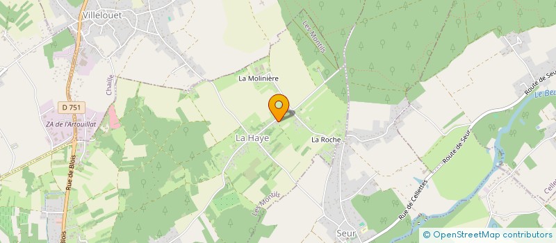 localisation de l'entreprise ARABESQUES  LES MONTILS