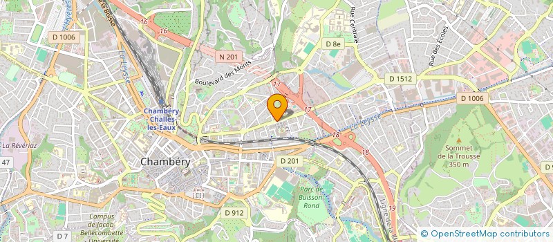 localisation de l'entreprise ARABESQUES ET CONTES  CHAMBERY