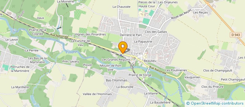 localisation de l'entreprise ARABIDIS  ESVRES