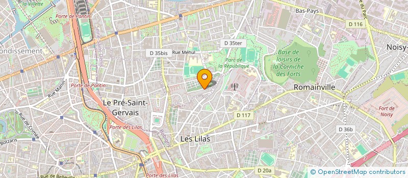 localisation de l'entreprise ARACHIS  PANTIN