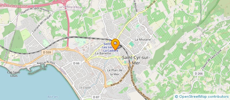 localisation de l'entreprise ARACHNID à SAINT-CYR-SUR-MER