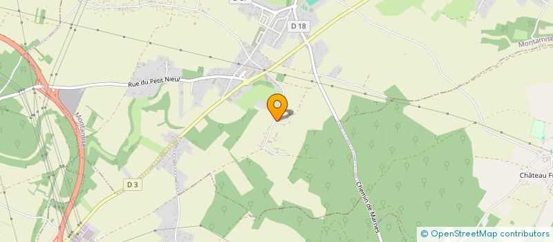 localisation de l'entreprise ARACHNIDE  MONTAMISE