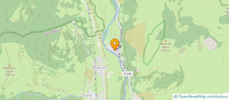 localisation de l'entreprise ARACIL PEYROULET  UZOS