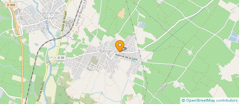 localisation de l'entreprise ARACIL PLOMBERIE à BASSAN