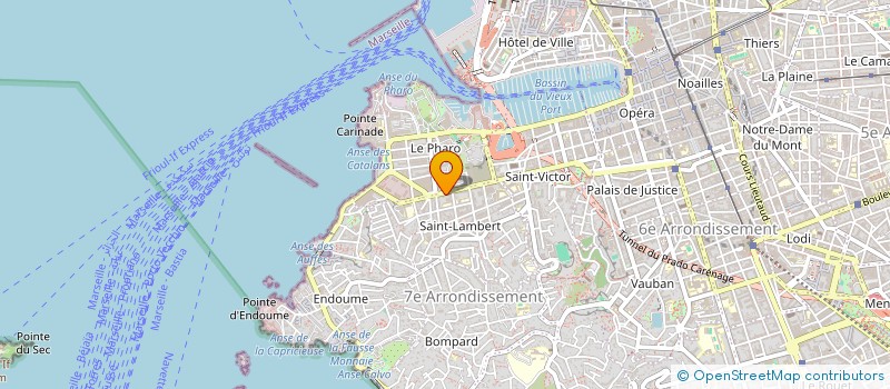 localisation de l'entreprise ARACOPAIN à MARSEILLE