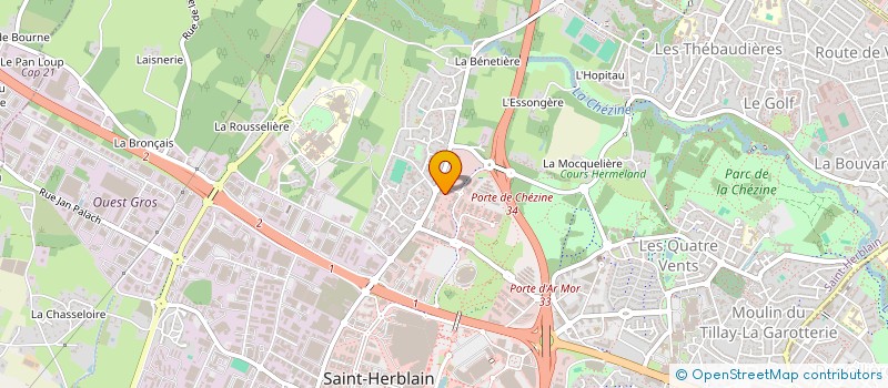 localisation de l'entreprise ARADO  SAINT-HERBLAIN