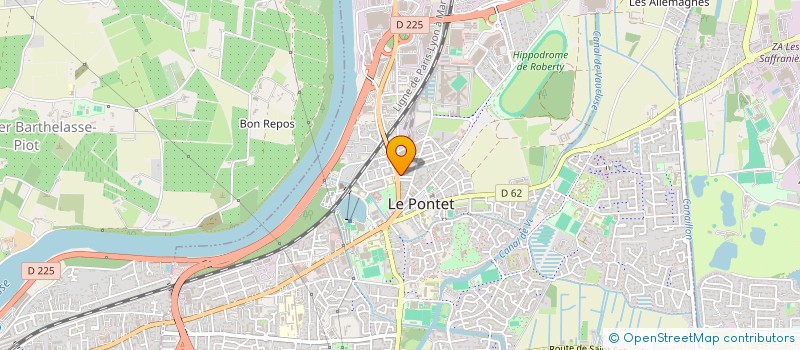 localisation de l'entreprise ARAFAT VOYAGES  LE PONTET