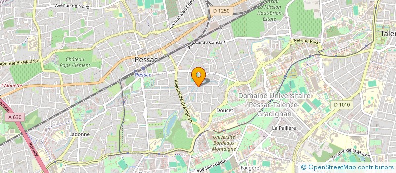 localisation de l'entreprise ARAFOR à PESSAC