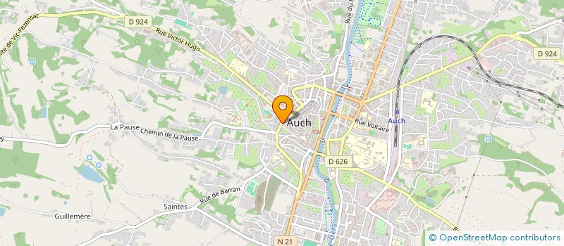 localisation de l'entreprise ARAGAC à AUCH