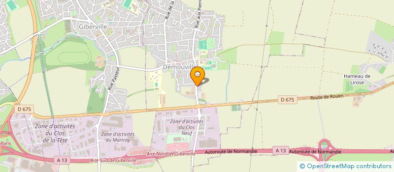 localisation de l'entreprise ARAGATS  DEMOUVILLE