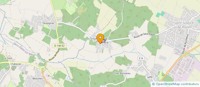localisation de l'entreprise ARAGO à SAINT-SULPICE-DE-ROYAN
