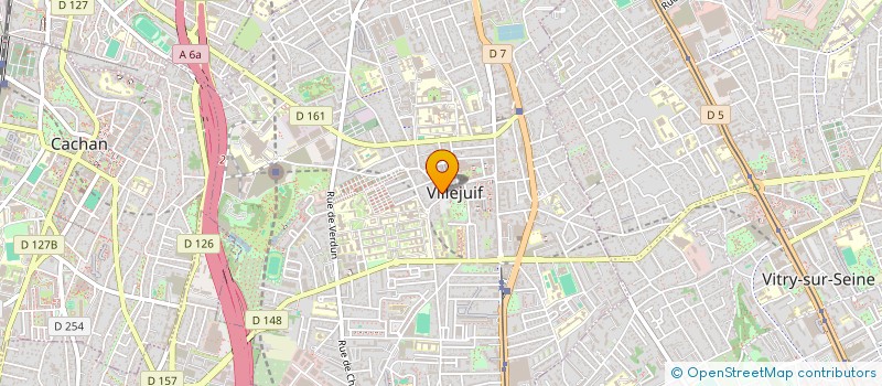 localisation de l'entreprise ARAGO à VILLEJUIF