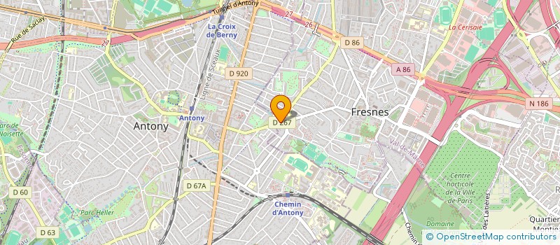 localisation de l'entreprise ARAGO SANTE à SAINT-OUEN-SUR-SEINE