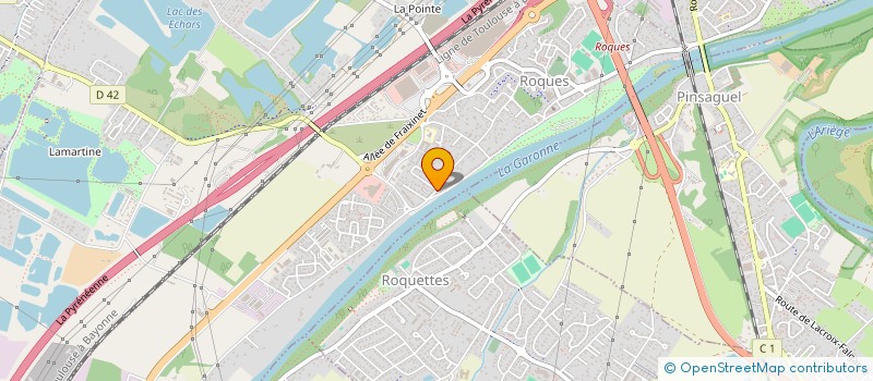 localisation de l'entreprise ARAGON  LACROIX-FALGARDE