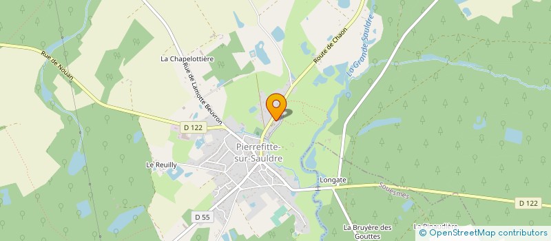 localisation de l'entreprise ARAGON  SALBRIS