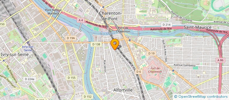 localisation de l'entreprise ARAGON  ALFORTVILLE