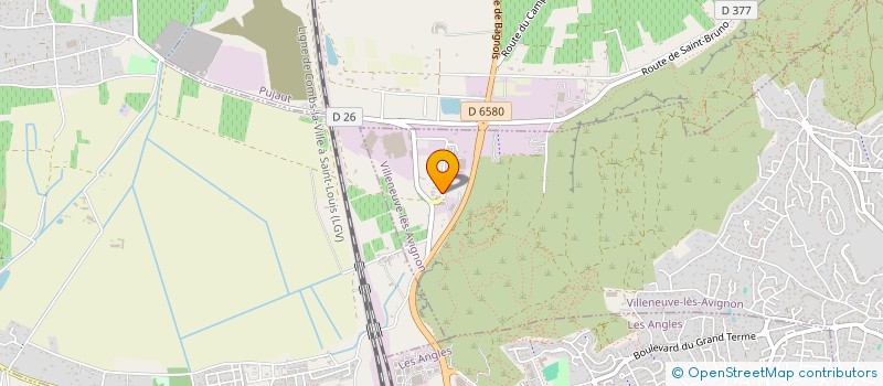 localisation de l'entreprise ARAGON DIDIER PEINTURE DECORATION  LE PONTET