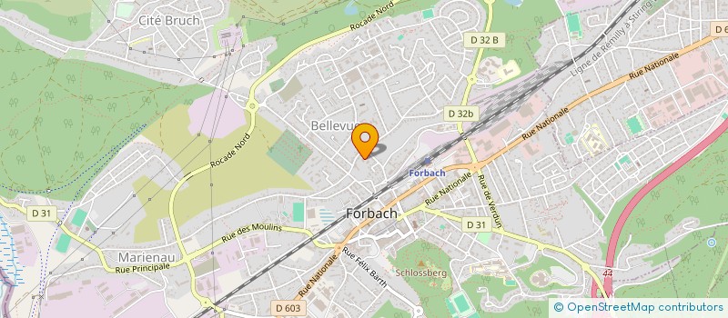 localisation de l'entreprise ARAGON LION  FORBACH