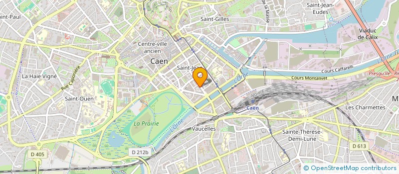 localisation de l'entreprise ARAGONNE à CAEN