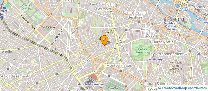 localisation de l'entreprise ARAGORN  PARIS