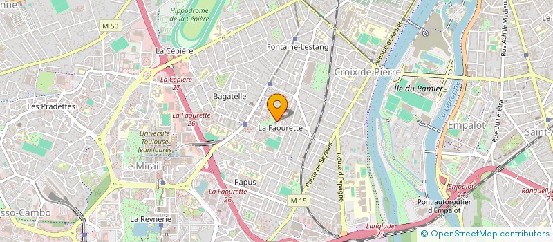 localisation de l'entreprise ARAH à TOULOUSE