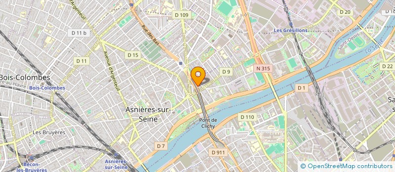 localisation de l'entreprise ARAHMA à GENNEVILLIERS