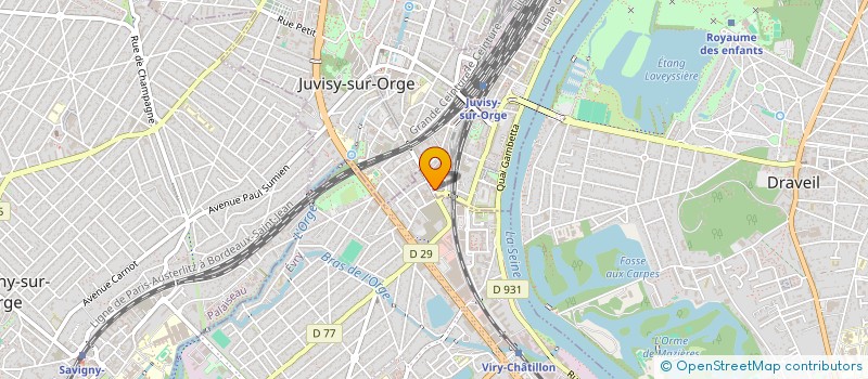 localisation de l'entreprise ARAID à JUVISY-SUR-ORGE