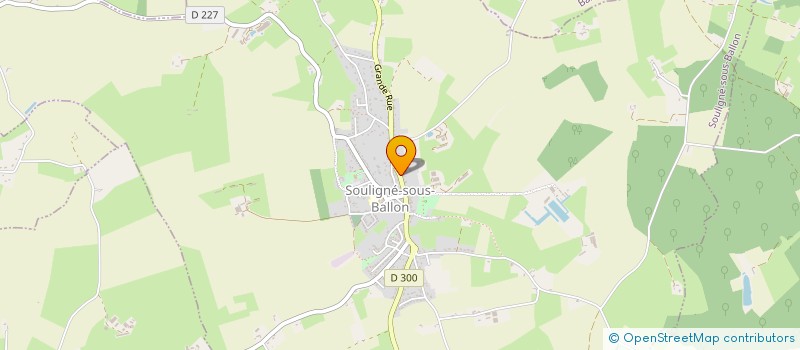 localisation de l'entreprise ARAIGNEE à SOULIGNE-SOUS-BALLON
