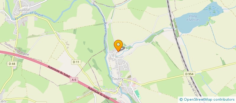 localisation de l'entreprise ARAIGNEE DE TOUTRY  TOUTRY