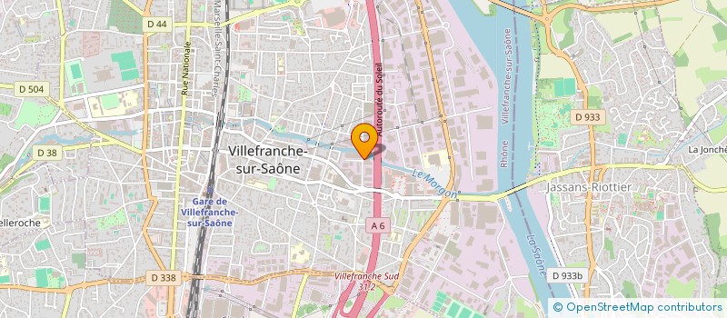 localisation de l'entreprise ARAILAUTO  VILLEFRANCHE-SUR-SAONE