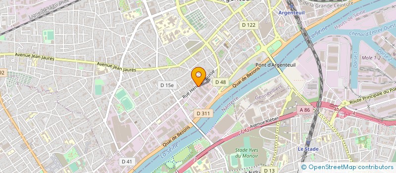localisation de l'entreprise ARAITEC à ARGENTEUIL