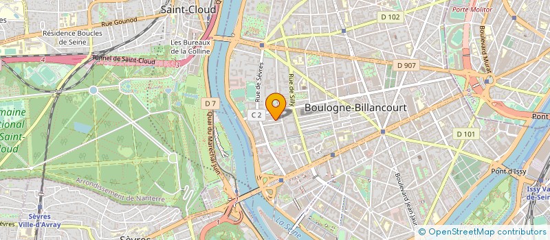 localisation de l'entreprise ARAKELIAN - BACONNET à BOULOGNE-BILLANCOURT