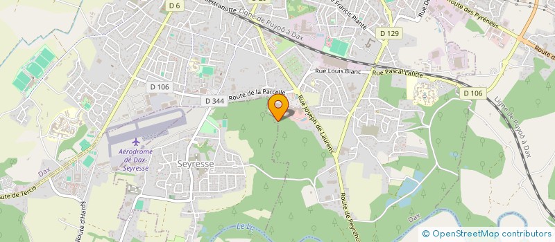 localisation de l'entreprise ARAKHNE  DAX