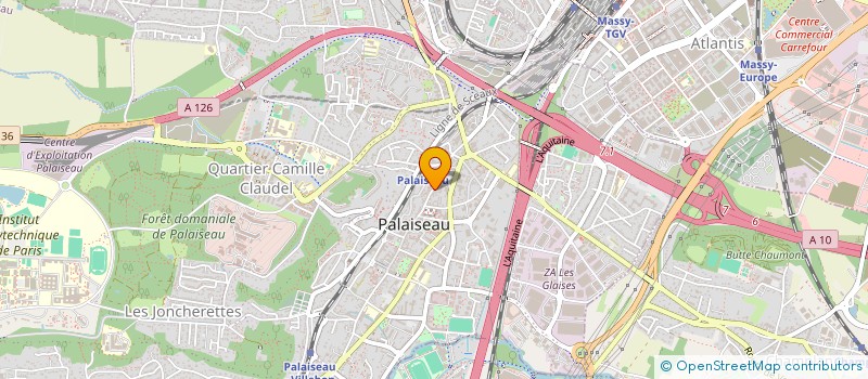 localisation de l'entreprise ARAKIS à PALAISEAU